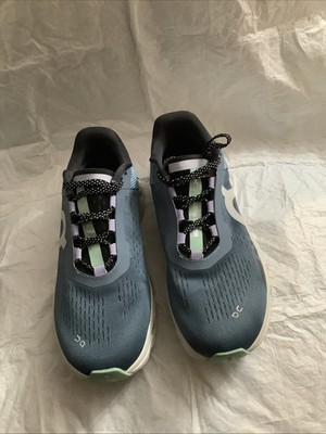 On Cloud Cloudmonster Dust/Vapor Blue Teal Women's Shoes Running W-8