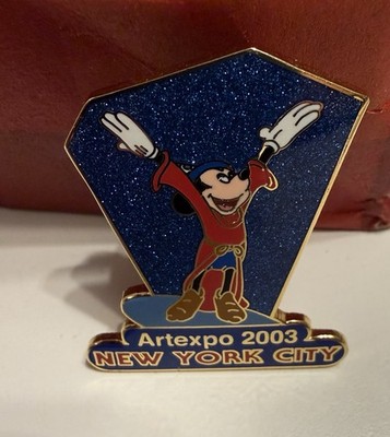 Disney Sorcerers Apprentice Mickey Mouse LE Pin New York City Art Expo 2003