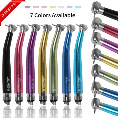 Rainbow Turbine High Speed Handpiece Dental Push Button 4/2Hole Tip NSK Style