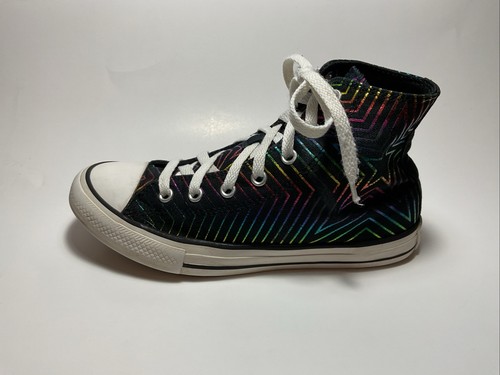 Converse All Stars Chuck Taylor Hi-top Youth 665397F Size 3 Multicolor Star Juni - Picture 5 of 21
