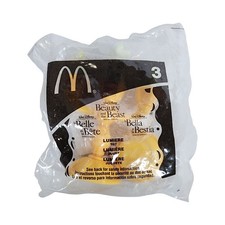 McDonalds Happy Meal Disney Beauty and the Beast Lumiere Toy 3 Vintage 2002 NIP
