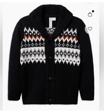 NWT- THE FESTIVE FAIR ISLE CARDIGAN -Janie Jack Size 5