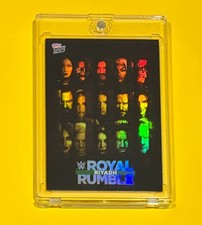 2026 Topps Now WWE Royal Rumble RAINBOW FOIL PARALLEL SP Riyadh #RR26-SP 🔥