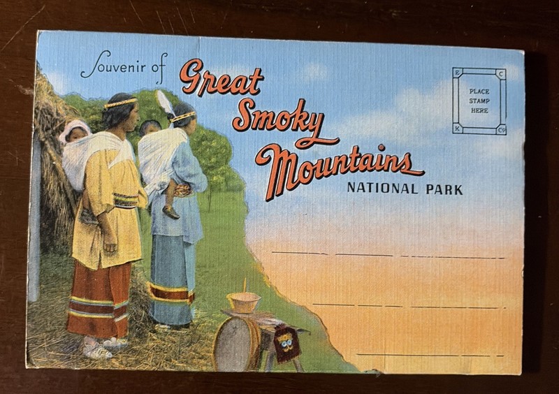 Great Smoky Mountains National Park, Linen Souvenir Folder/Multi Views