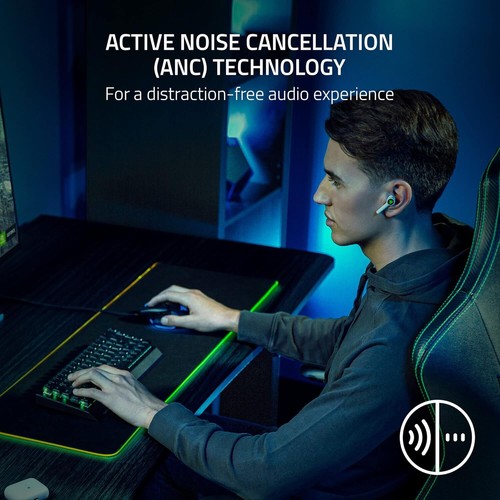 Razer Hammerhead HyperSpeed Wireless Multi Platform Gaming Earbuds PS5 Xbox PC - Picture 3 of 6