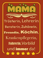 Holzschild 40X30 Cm Mama TröSterin Lehrerin Immer Da Deko Geschenk Holz Schild