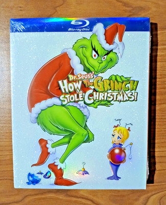 Dr. Seuss How the Grinch Stole Christmas (Blu Ray, 1966).