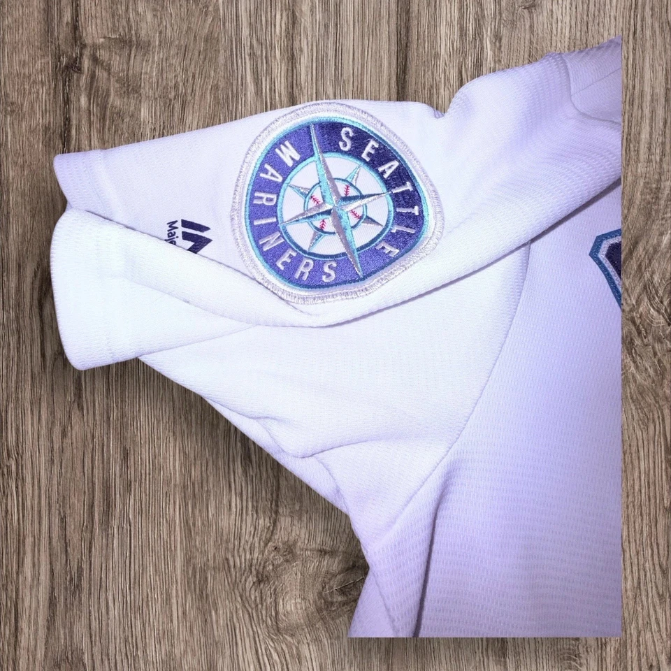 Футболка Кена Гриффи младшего из Seattle Mariners Majestic Cool Base с блестящей строчкой размер S - Изображение 4 из 4