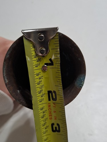 Vintage Messing Handglocke 5" hoch Made in India - Bild 13 von 13