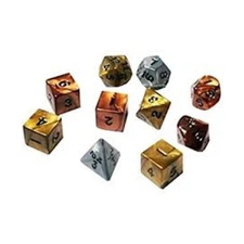 Koplow Olympic Dice Poly Set Olympic Assorted (10) New