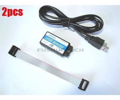 2Pcs Programmer   Mini Usb Blaster Cable For Cpld/Fpga/Nios/Jtag Ic New rq #ea