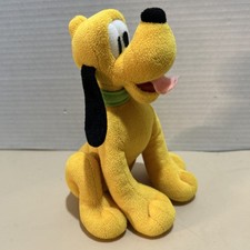 Disney Pluto Plush Just Play Stuffed Animal Mickey Mouse Yellow Dog 8"