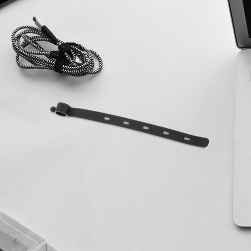 10 Pcs Silikonband Reisen Kabelbänder Befestigungsbänder Aus Draht - Afbeelding 7 van 12
