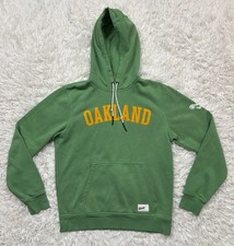 Nike Cooperstown Collection Oakland A's Retro Pullover Hoodie Size Medium