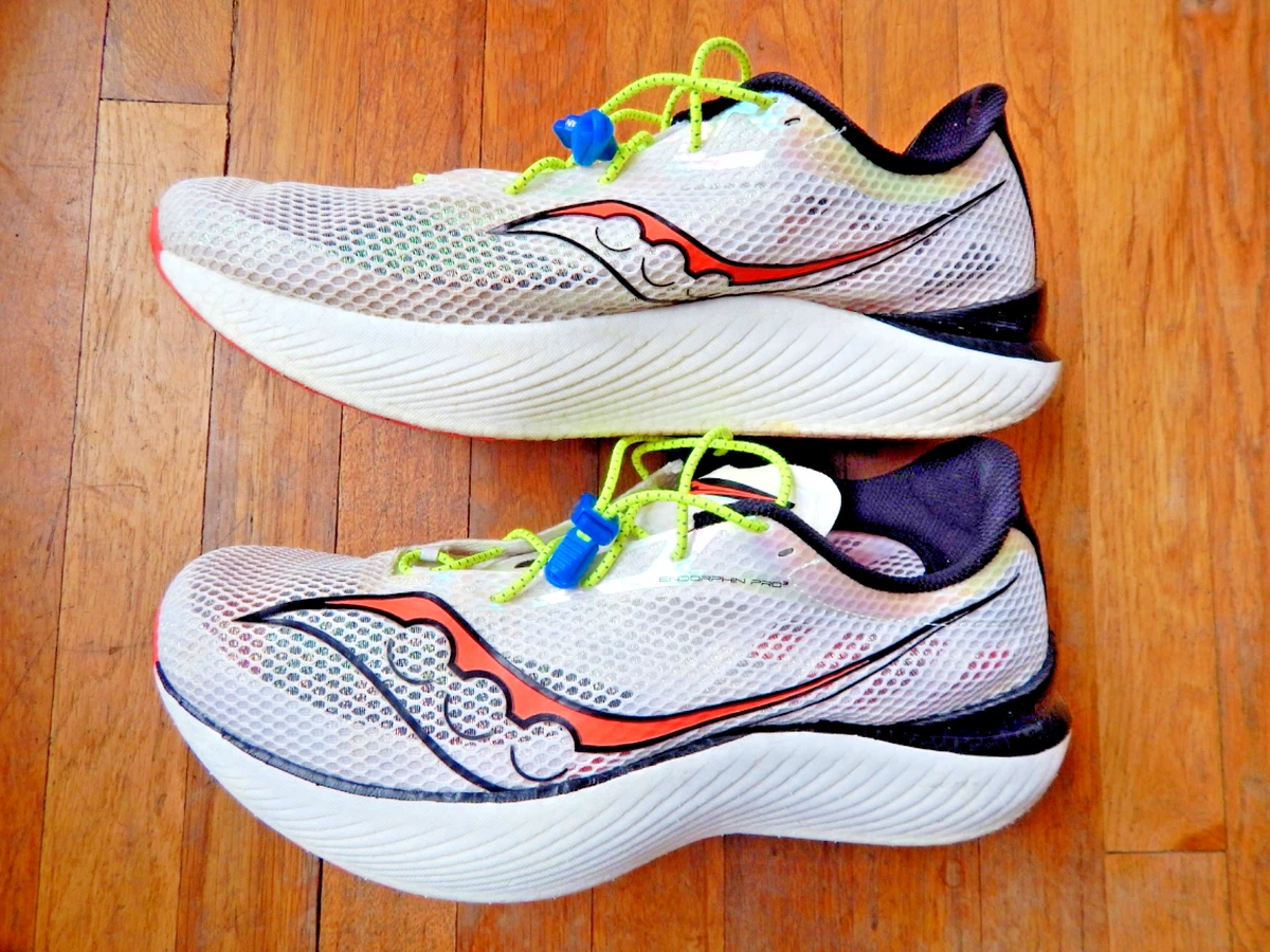 Saucony Endorphin Pro 3 Mens 10 White Black ViZiRed Carbon Race S20755-85 Saucony Endorphin Pro 3 White ViZiRed for sale | eBay main image 3