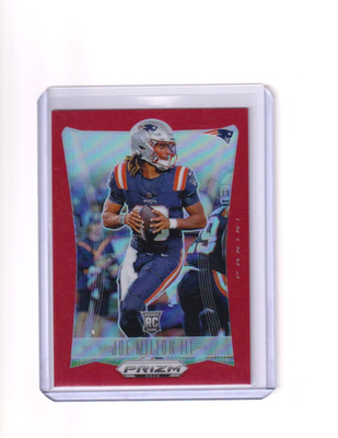 2024 Panini Prizm Deca - Joe Milton III #218 Red Prizm /199 (RC) - Cowboys, Vols