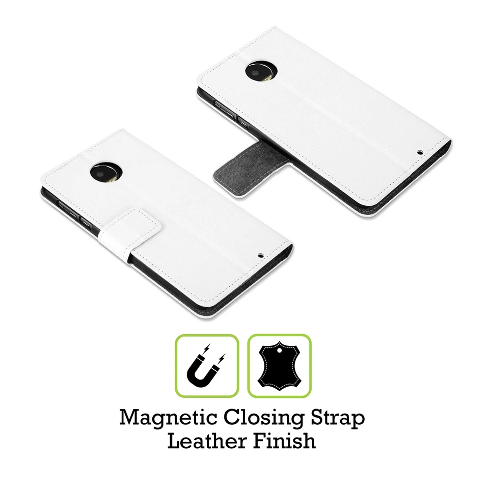 HEAD CASE DESIGNS MARBLE TREND MIX LEATHER BOOK CASE FOR MOTOROLA PHONES 2 - Image 4 of 4