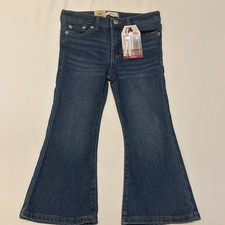 NWT Levi's Girls 726 High Rise Flare Stretch Jeans Size 4 Reg 3-4yrs Medium Wash