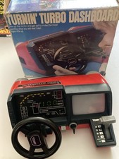 Tomy Turnin’ Turbo Dashboard Driving Game Vintage 1983 with box, NOT WORKING