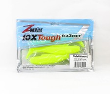 Zman Soft Lure Diezel MinnowZ 6 Inch 3/Pack Hot Chartreuse (4415)