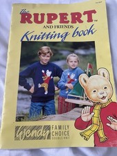 Wendy Rupert The Bear Knitting Pattern Booklet, Patterns For Men,/Women/Children