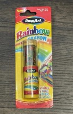 RoseArt Rainbow Crayon Vintage 2003 Rainbow O...