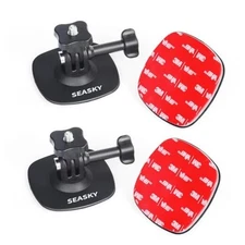  [ 2Pack A1 Flexible Adhesive Helmet Mount use Genuine 3M for GoPro 