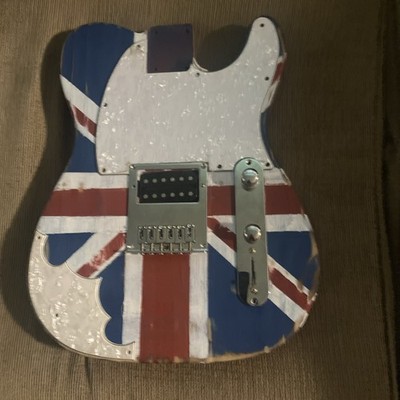 Custom Order Guitar Body, TC, Knotty Pine, custom paint job.some hardware 