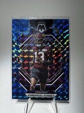 2023 Emmanuel Forbes Panini Mosaic Rookies Reactive Blue Mosaic Prizm #319 RC