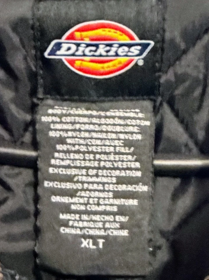 Mono aislante Dickies para hombre negro regular manga larga de lujo talla XLT Foto 3 de 4