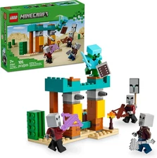 LEGO Minecraft the Illager Desert Patrol Toy Figures and Playset - Building Mine