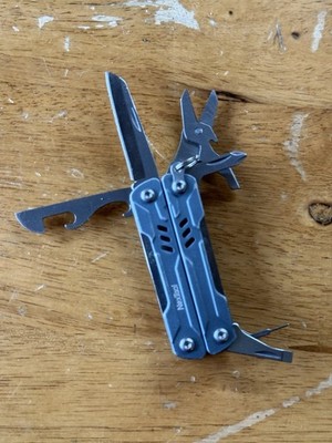 NexTool Mini Sailor Multi Tool Blue Essential Tools w/Blue Aluminum Handles Used