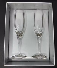 Gorham JOLIE Crystal Toasting Glasses Etched ...