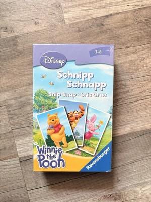 Ravensburger Winnie the Pooh Schnipp Schnapp Quartett | Spiel Disney Neu