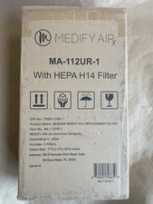 ORIGINAL Medify Air Filters for MA-112 & MA-112-UV, HEPA14 H14, NEW IN BOX