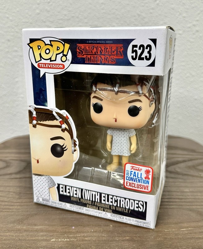 Funko POP! Stranger Things: Eleven with Electrodes  #523 2017 Fall Con Excl. NIB