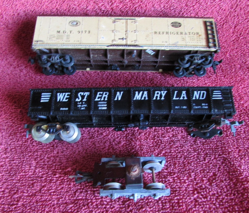 Fleischmann HO MDT & Western Maryland. Cars and parts, passenger car truck