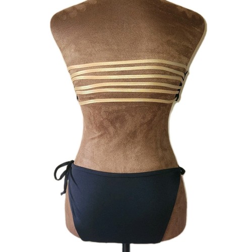 Y2K Victoria's Secret Strapless Bandeau Bikini And Swim Bottom Size 34B Small - Picture 4 of 9