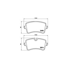 Plaquette de frein Skoda 120