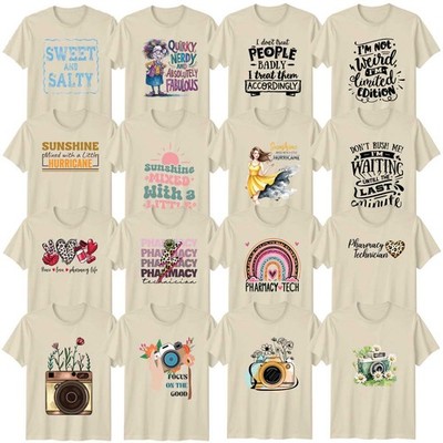 Retro Arts And Crafts Sarkastischer Humor Blumen Erwachsene T-Shirt Geburtstag Geschenk