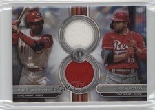 2024 Topps Tribute Dual Relics Players /199 Barry Larkin Joey Votto HOF 05x8