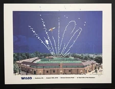 Wilco Official Tour Poster from 8/19/16 at Breese Stevens Field in Madison, WI