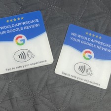 Google Review NFC Cards (5 Pack) | NFC Google Review Cards