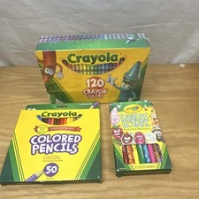 Crayola Art Supplies Set: 120 Crayons + Doodle Scents 18 markers + 50 pencils