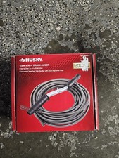 HUSKY 1/2" x 50 FT Drain Auger Husky Heavy Duty Drain Auger 1002494611