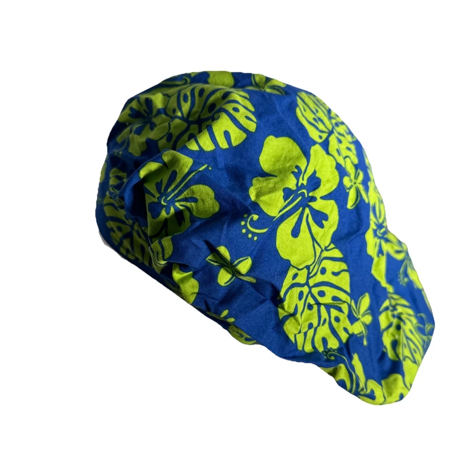 Green Scrubs Bouffant Medical Surgical Scrub Hat Cap One Size - Image 2 of 4