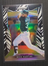 2019 Prizm Nick Martini Zebra Prizm RC #ed 86/99