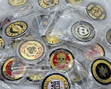 (3) Poker Card Guards Protectors Coins w/Cases +Pouch USA Seller eBay Exclusive