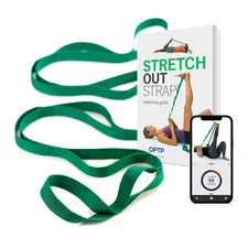 The Original Stretch Out Strap with Exercise Book – Made in the USA by OPTP –