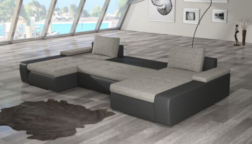 XXL Big Schlafsofa Relax Wohnzimmer Ecksofa Garnitur Polster Couch Eckgarnitur - Bild 3 von 10
